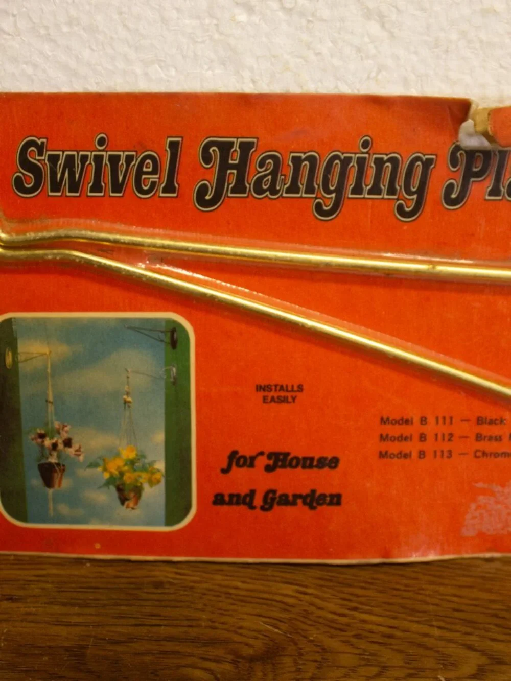 None swivel hanging